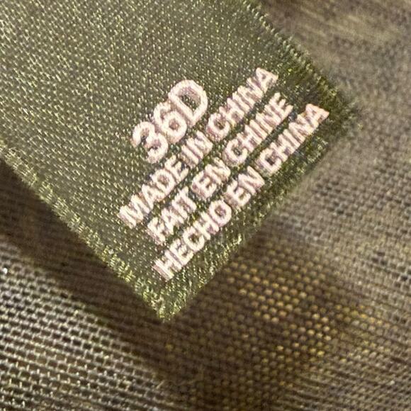 Victorias secret black & nude corset top lace tie up the front bra size 36D - Picture 7 of 9